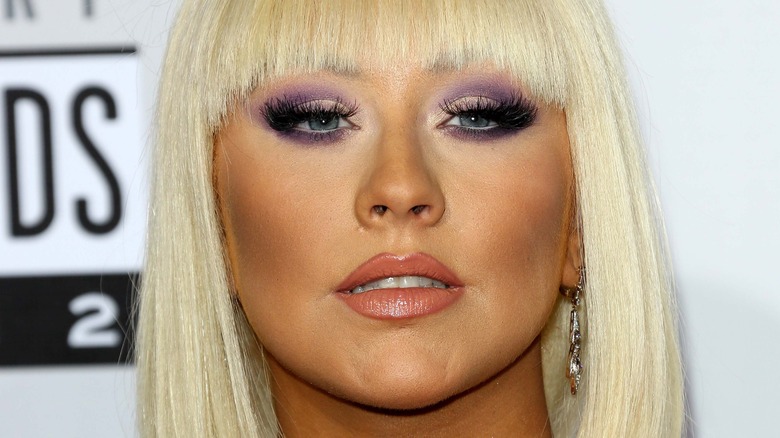 Christina Aguilera in posa