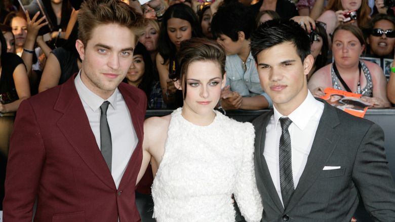 Robert Pattinson, Kristen Stewart e Taylor Lautner