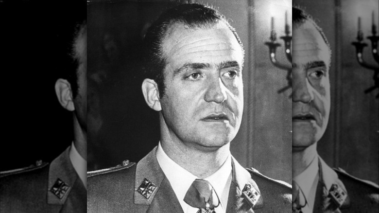Re Juan Carlos I giovane