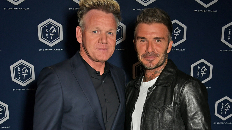 Gordon Ramsay e David Beckham posano insieme nel 2019