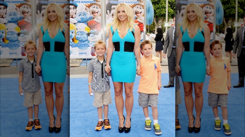 Britney Spears con i bambini