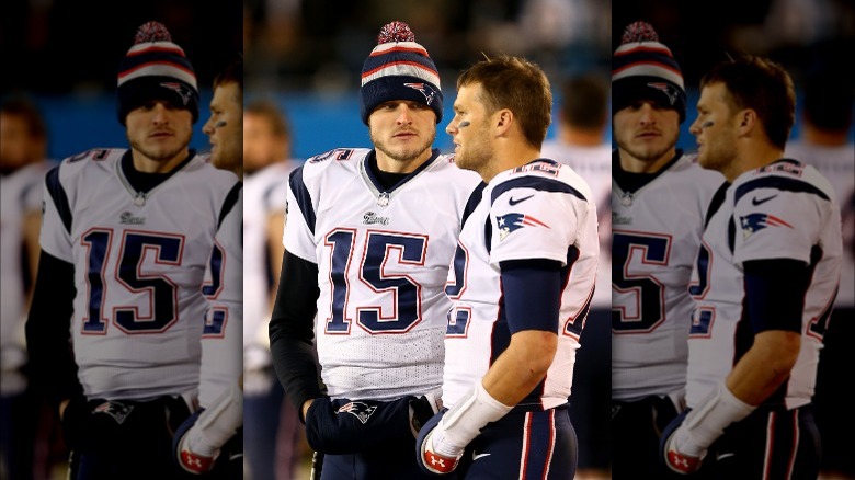 Ryan Mallett e Tom Brady