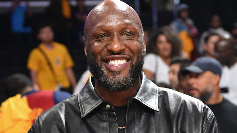 Lamar Odom sorride a Los Angeles nel 2022