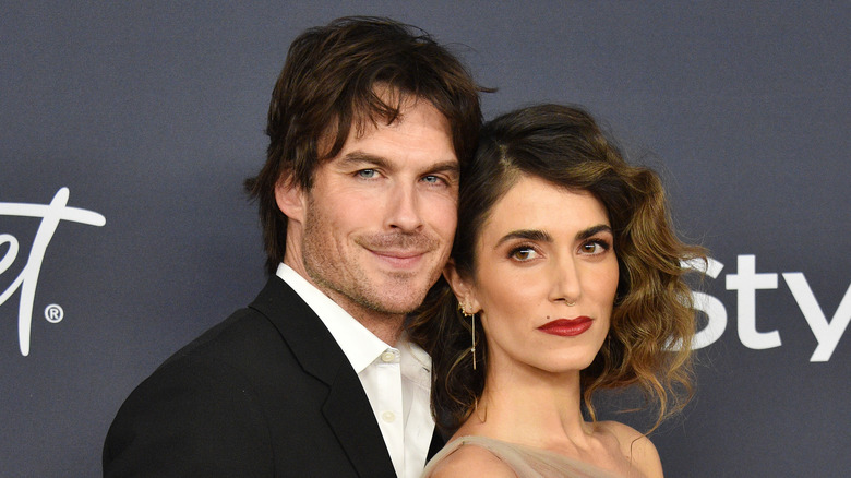 Ian Somerhalder e Nikki Reed in posa