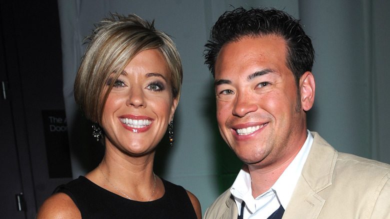 Kate e Jon Gosselin sorridono