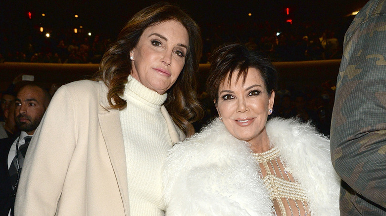 Caitlyn e Kris Jenner in posa