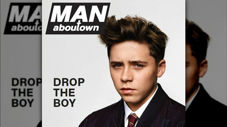 Brooklyn Beckham posa per Man About Town