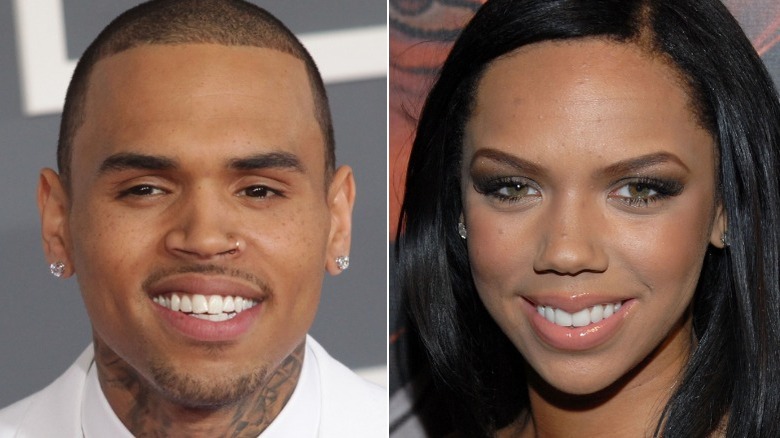 Chris Brown, a sinistra, e Kiely Williams, a destra