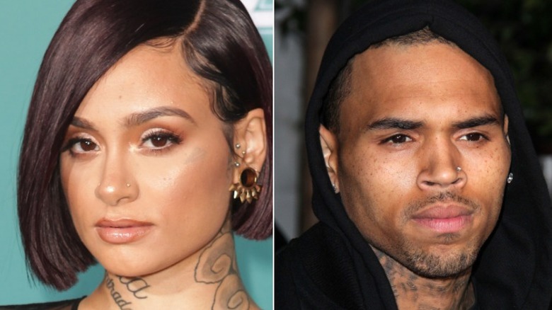 Kehlani, a sinistra, e Chris Brown, a destra