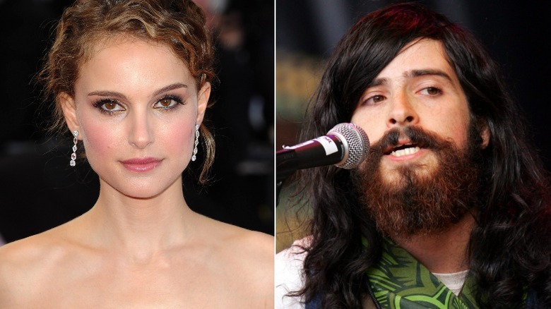 Natalie Portman in posa, Devendra Banhart che canta