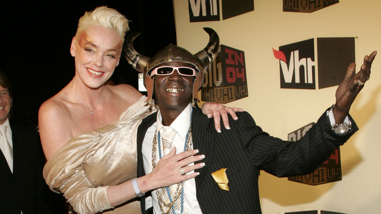 Brigitte Nielsen, Flavour Flav in posa