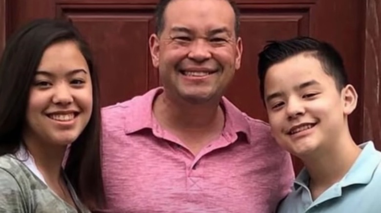 Hannah, Jon, Collin Gosselin sorridenti