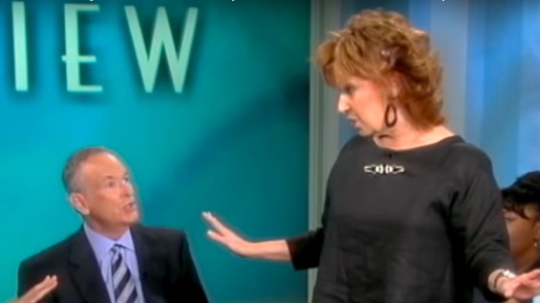 Joy Behar e Bill O'Reilly discutono su The View