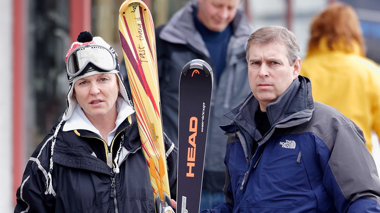 Cappellino da sci di Sarah Ferguson, sci di Prince Andrew