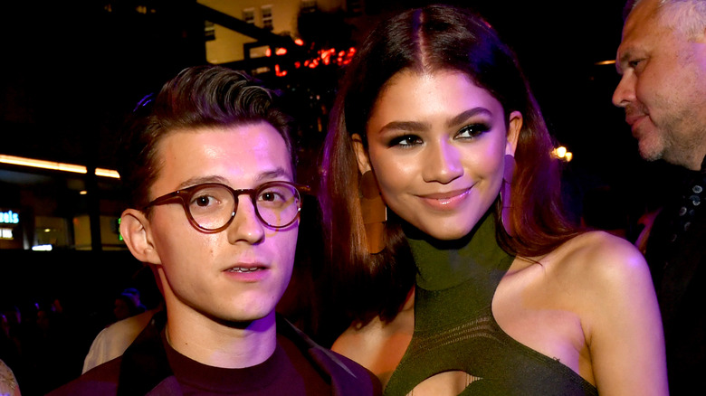 Tom Holland e Zendaya in posa