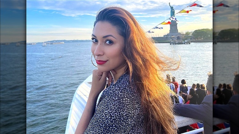 Giselle Samson in posa a New York