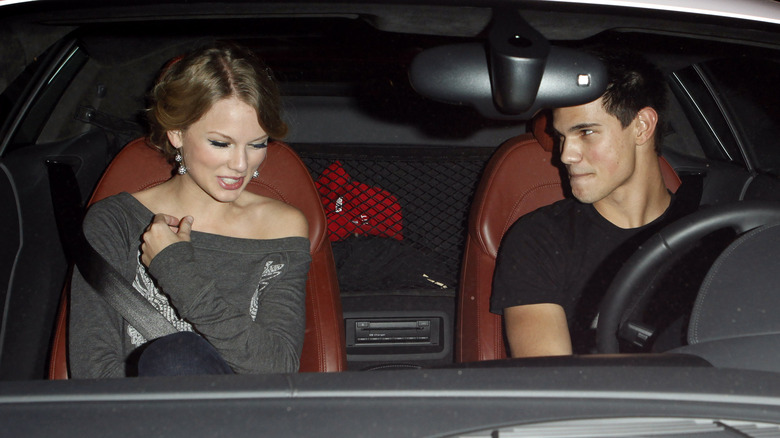 Taylor Swift, Taylor Lautner in macchina