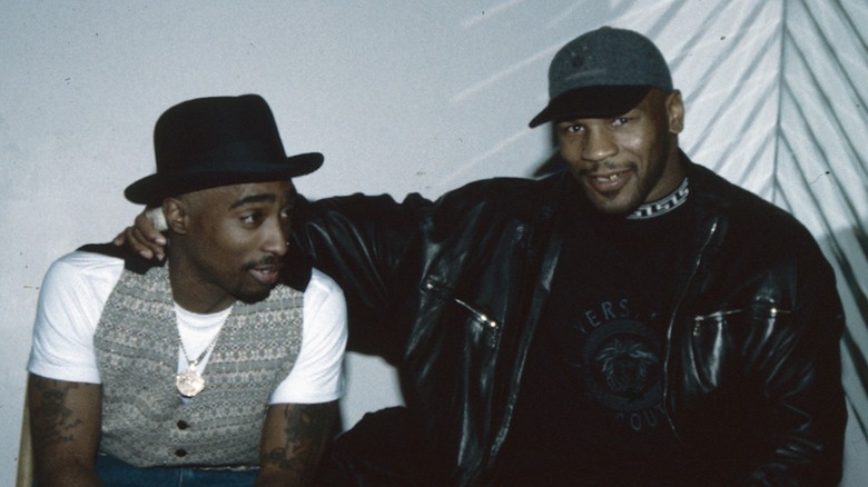 Tupac Shakur con Mike Tyson