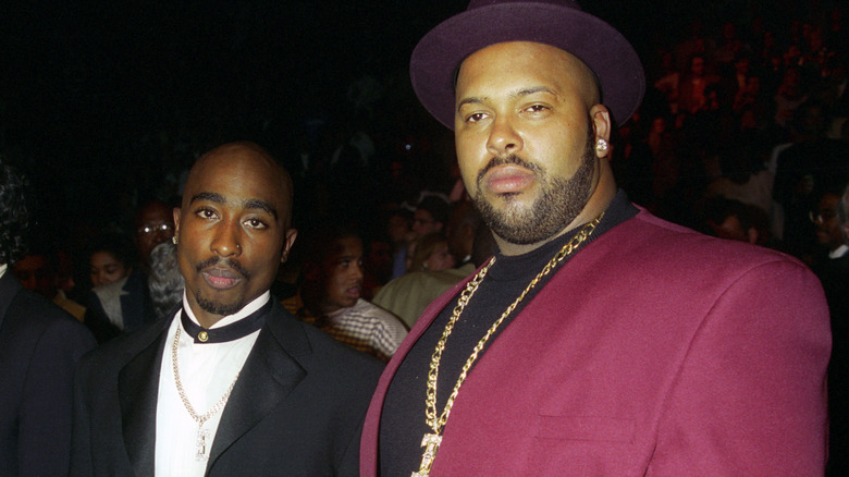 Tupac Shakur con Suge Knight