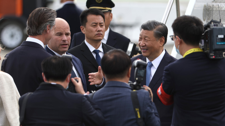 Gavin Newsom incontra Xi Jinping