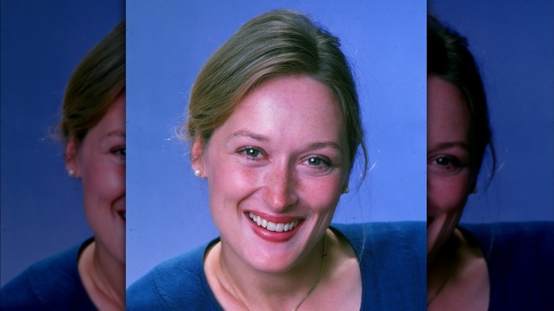 La giovane Meryl Streep sorride