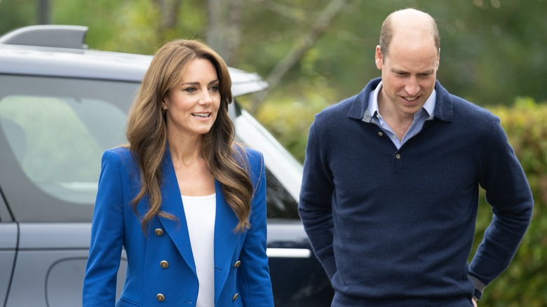 Kate Middleton e il principe William a passeggio