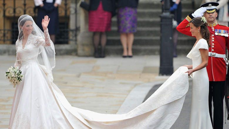 Pippa Middleton al matrimonio di Kate Middleton
