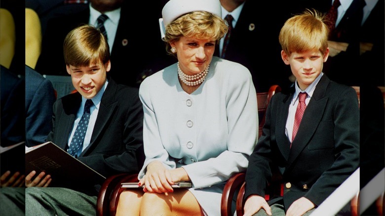 Il giovane principe William e il principe Harry