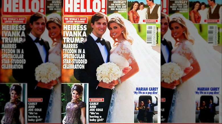 Ivanka Trump sulla copertina di una rivista di matrimoni