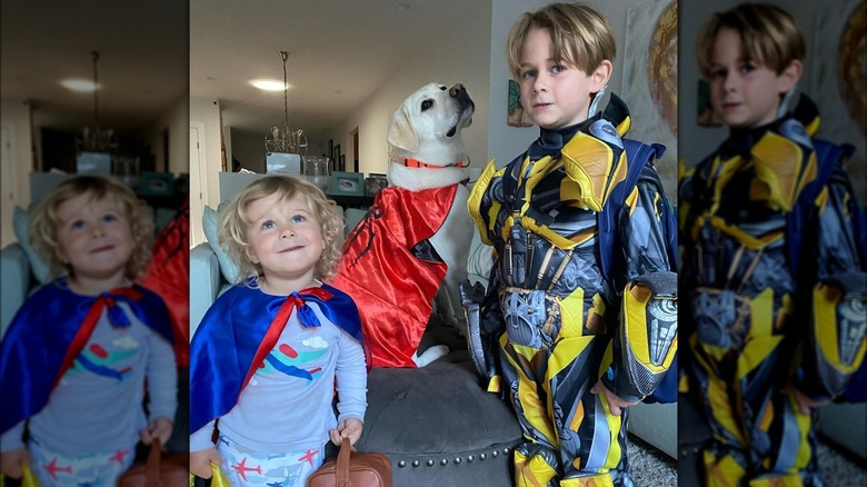 I figli di Nikki DeLoach, cane vestito da supereroe