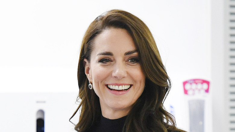 Kate Middleton in abito nero