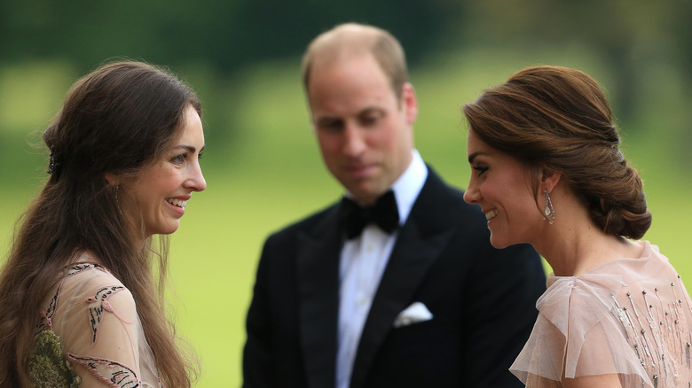 Rose Hanbury, il principe William e Kate Middleton parlano