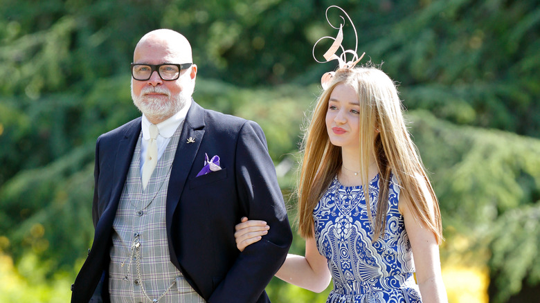Gary Goldsmith e sua figlia al matrimonio