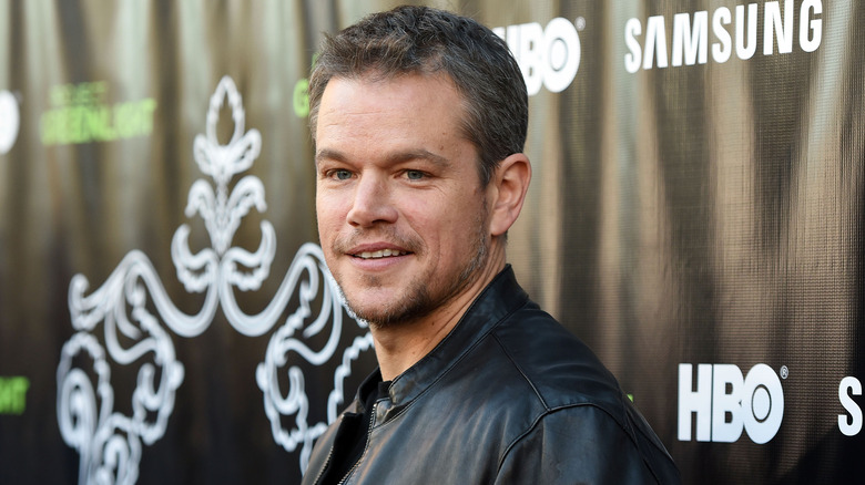 Matt Damon sorride