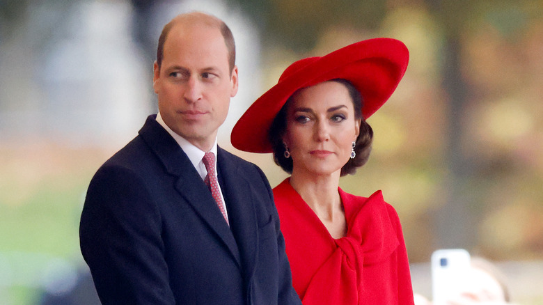 Cappello rosso del principe William e Kate Middleton
