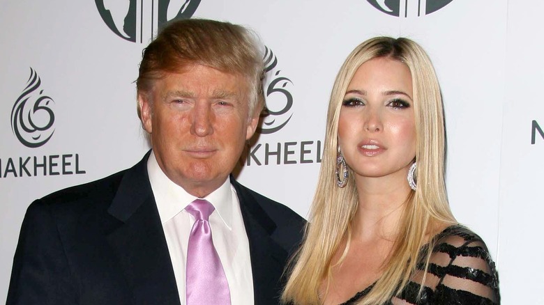 Donald e Ivanka Trump sul tappeto rosso