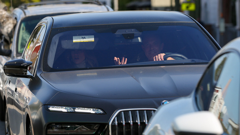 Jennifer Lopez e Ben Affleck in macchina