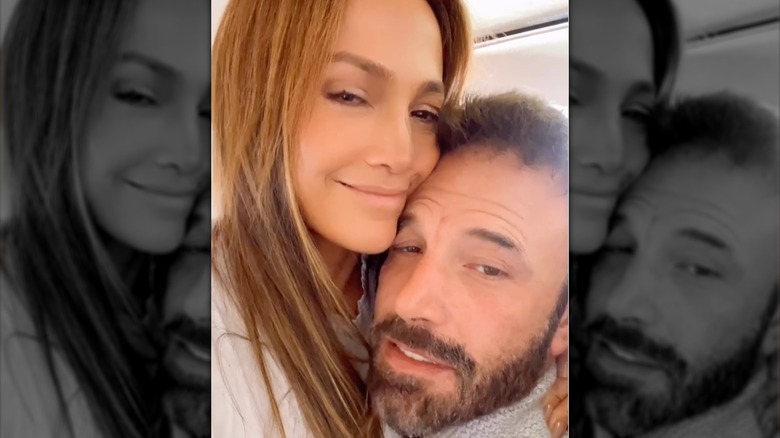 Selfie di Jennifer Lopez e Ben Affleck