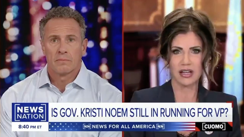 Kristi Noem intervista notizie nazione