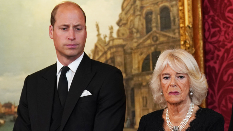 Il principe Guglielmo la regina Camilla 