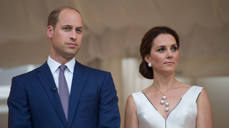 Il principe William e Kate Middleton a Varsavia nel 2017