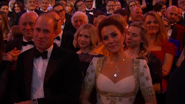 Il principe William e Kate Middleton ai BAFTA 2019