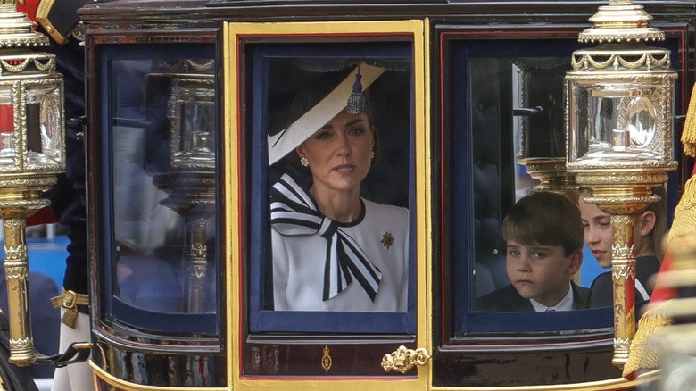 Kate Middleton in carrozza