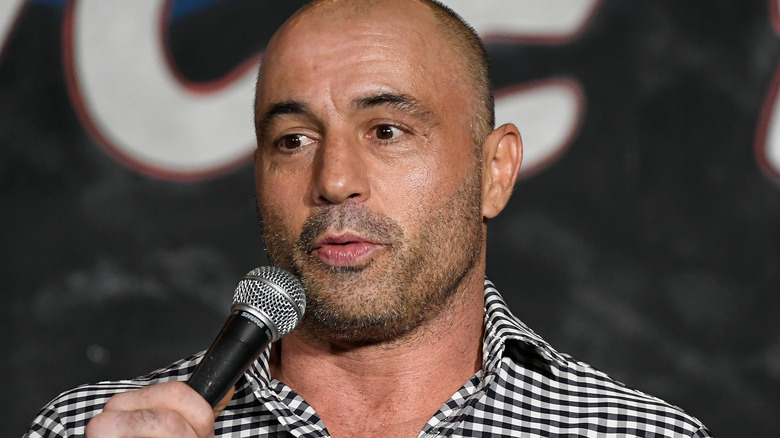 Joe Rogan in piedi