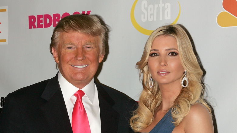 Donald Trump posa con Ivanka