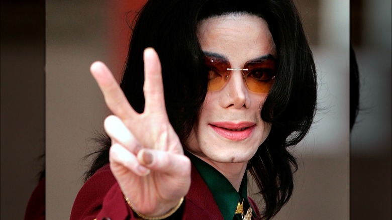 Segno della pace di Michael Jackson