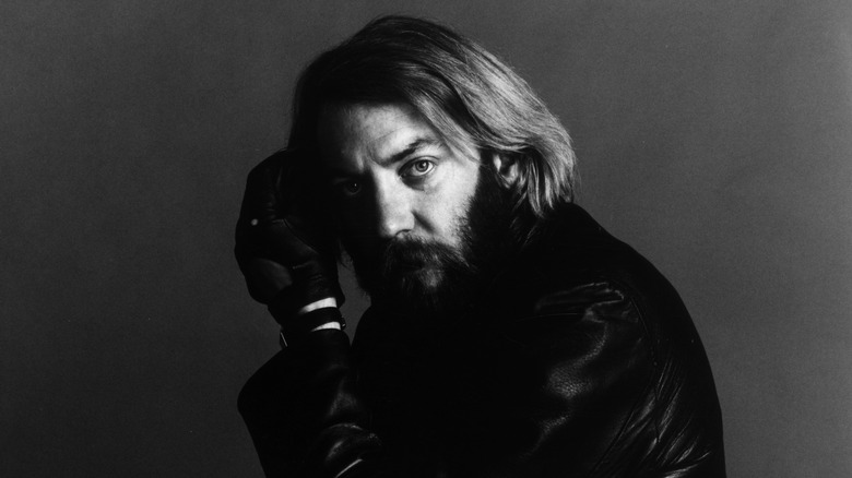 Donald Sutherland in posa