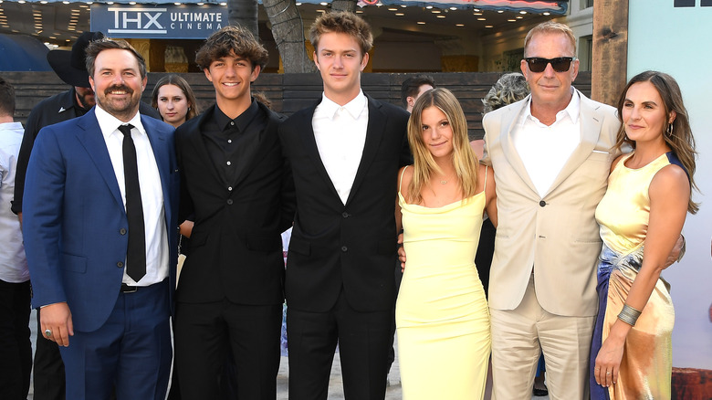 Kevin Costner con cinque figli