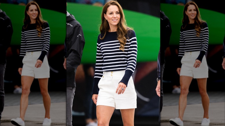 Kate Middleton in pantaloncini