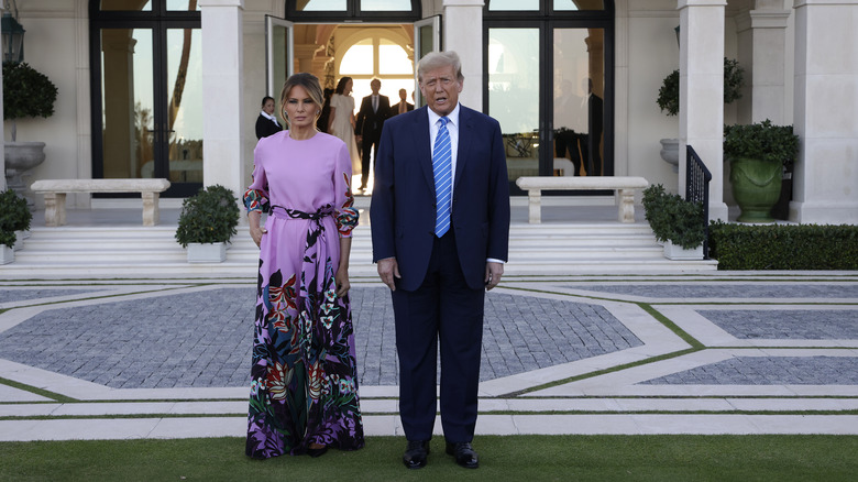 Melania e Donald Trump ad un evento